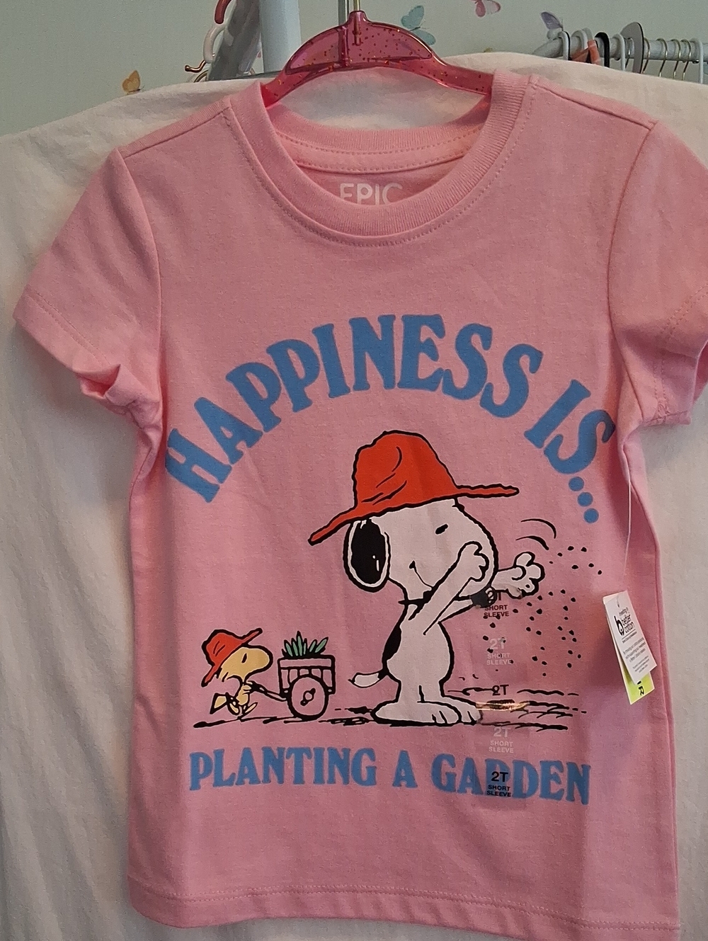 Epic Threads Pink Graphic Tee